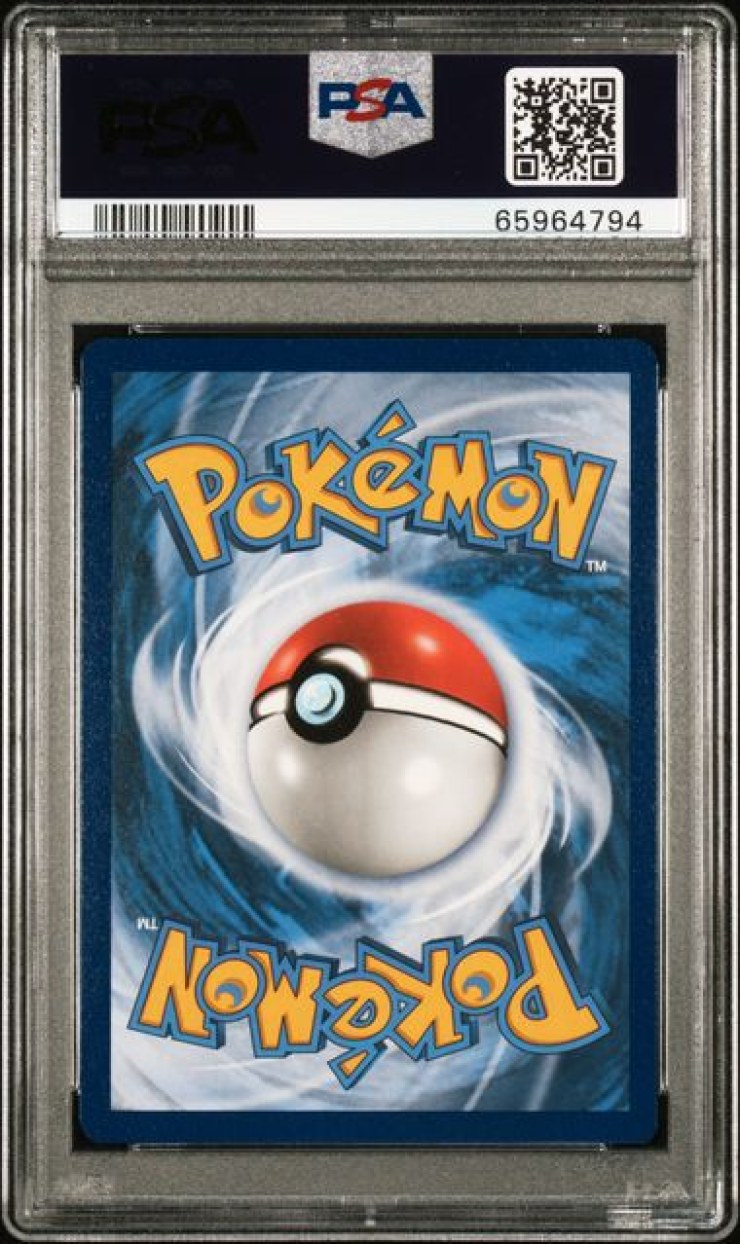 Eevee & Snorlax GX #SM169 PSA 10 back