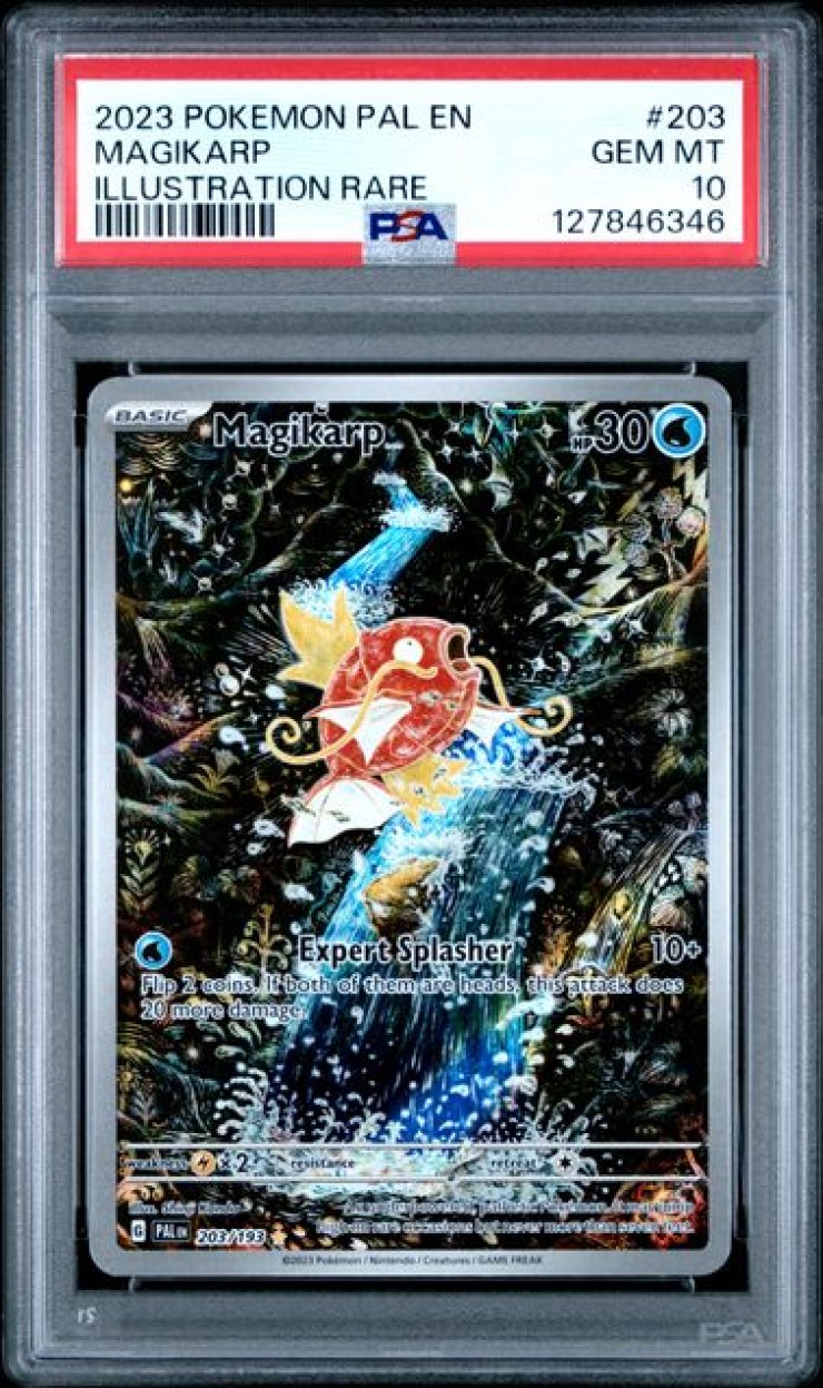 Magikarp #203 Illustration Rare PSA 10 front