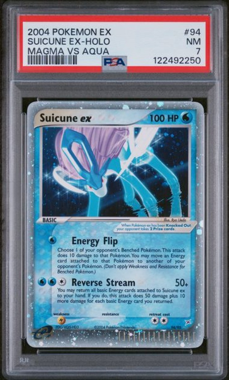 Suicune ex #94 PSA 7